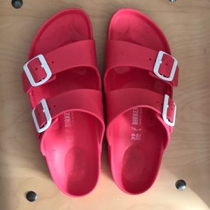 Coral EVA Birkenstocks